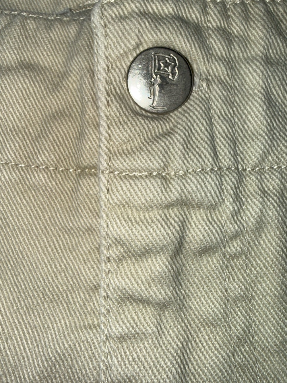 Vintage Kikomo Tan Shorts - Picture 2 of 4